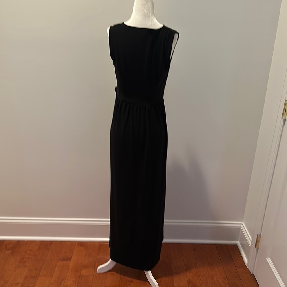 INC Concepts Elegant Black Maxi Sleeveless Dress size XS - Picture 5 of 7